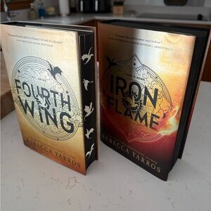 FIRST EDITION Fourth Wing & Iron Flame by Rebecca Yarros